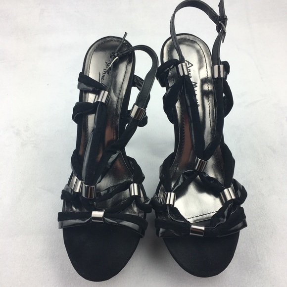 Anne Michelle Ignite Strappy Platform Heels 7 1/2 - Picture 2 of 10